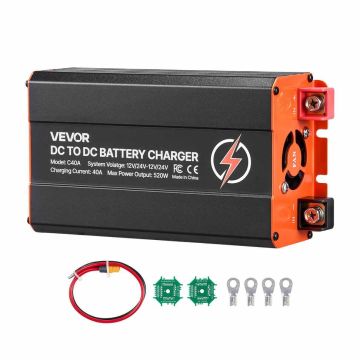 Зарядное устройство VEVOR C40A, 40 А, 520 Вт, 25 × 12 × 15 см