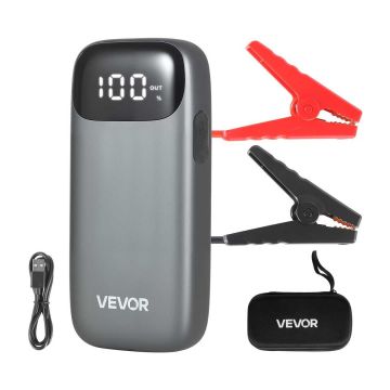 Пусковое устройство VEVOR H26, 6000 А, 12 × 21 × 9,6 см