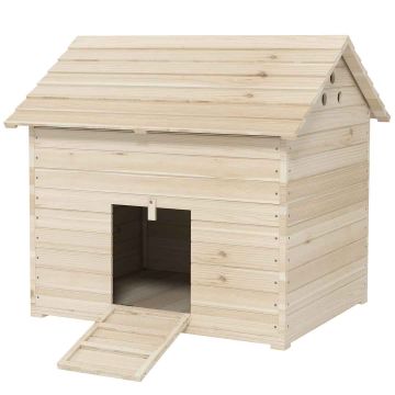 Duck house PawHut 100x82.5x91cm., light brown