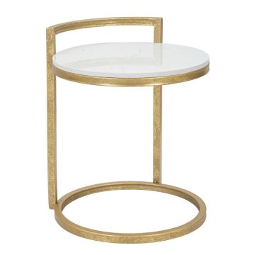 Круглый журнальный столик Round Marble