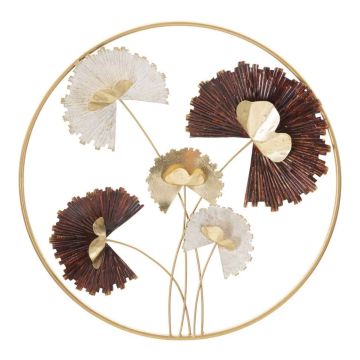 Round wall decorative panel Reddy Round, Ø 61 × 5.7 cm