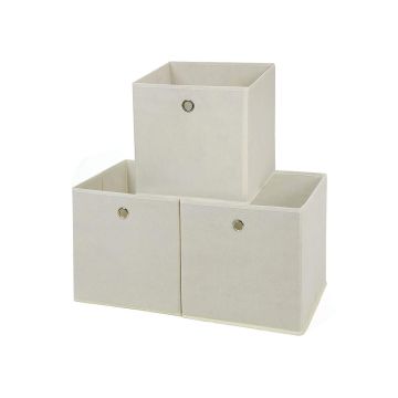 Box set, 6 pieces, beige