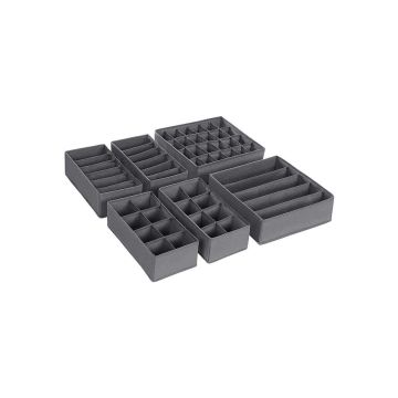 underwear storage/drawer organizer boxes, 6pcs.