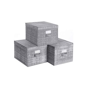 Boxes with lids, 3 pcs.