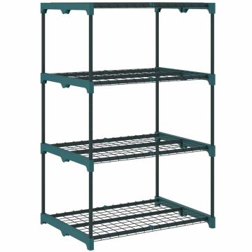 Plant stand, 4 tiers, Green, 67 × 105 × 49 cm