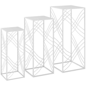 Plant stand set, 3 pieces, 30 × 70 × 30 cm