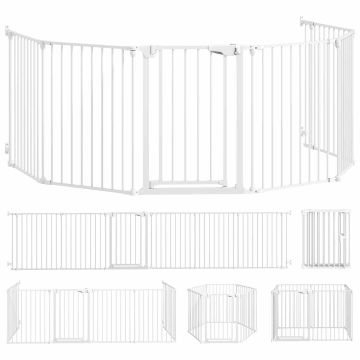 Pet fence, 6 panels with gates