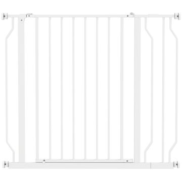 Pet safety gate, 75–95 cm, White, 75–95 × 76 cm