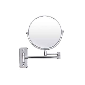 Pull-out cosmetic mirror (5x zoom)