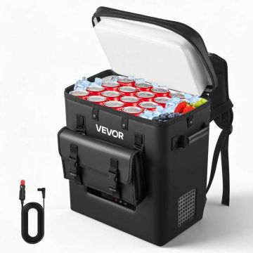 Lodówka samochodowa VEVOR QCD13, 13 l, 410 × 280 × 440 mm