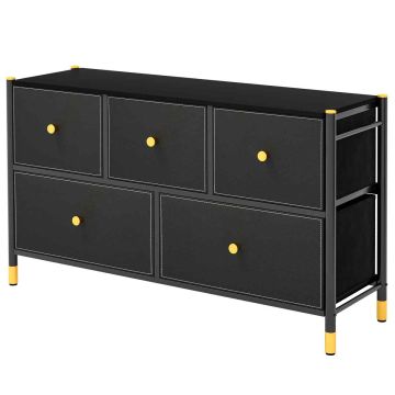 Komoda 100x30x58,5cm., czarna