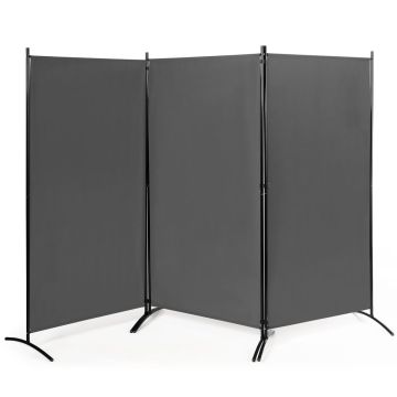 Screen 260x183cm., dark gray/black