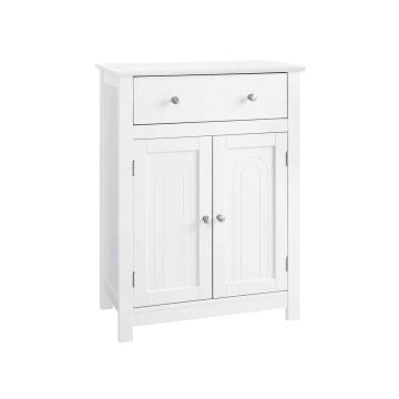 Bathroom cabinet 60 x 80 x 30 cm with drawer, white