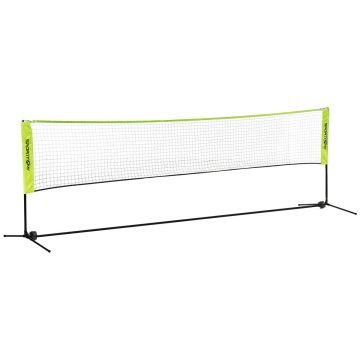 Siatka do badmintona Sportnow 420x103x155cm., czarno-zielona