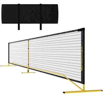 Siatka do badmintona Sportnow 670x60x92cm., czarno/żółta