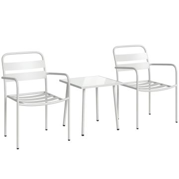 Zestaw mebli balkonowych, 3 elementy, 55 × 58 × 82 cm