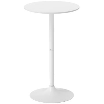 Bar chair Homcom 60x60x102cm., white