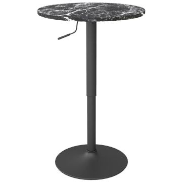Bar chair Homcom 60x60x93.5cm., black