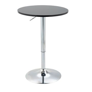 Hoker barowy Homcom 61x90cm, srebrny/czarny