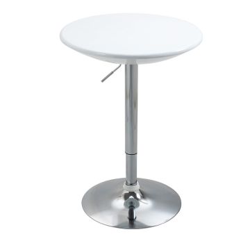 Bar stool Homcom 61x97cm., white/silver color