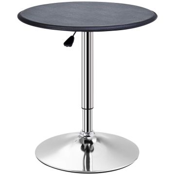 Bar stool Homcom 63x63x93cm., black/silver color