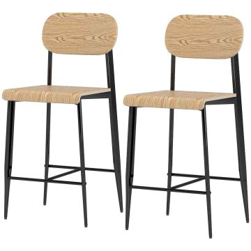 Bar stools, 2 pcs, 43 × 103 × 55 cm