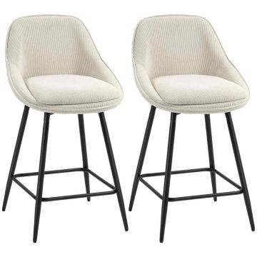 Bar stools, 2 pcs, 49 × 88 × 52 cm