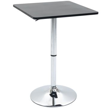 Bar table, Adjustable height, 60 × 69–93 × 60 cm