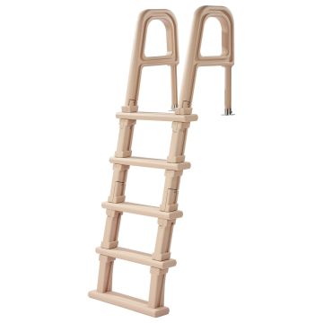Drabinka basenowa VEVOR U10, 5 stopni, szara, 81 × 60,5 × 179 cm
