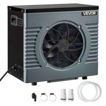 Тепловой насос для бассейна VEVOR VDPYCE-40M, 8–15 м³, 60,5 × 53,5 × 42 см