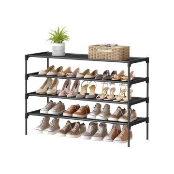 Shoe rack SONGMICS LSH034BH01, 3-tier, Black, 91.8 × 70.5 × 29.7 cm