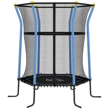 Trampoline Homcom 163.5x163.5x190cm., black/blue