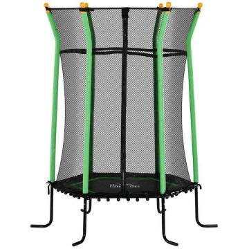 Trampoline Homcom 163.5x163.5x190cm., black/green