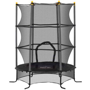 Trampoline Homcom 163cx163x190cm., black/dark gray