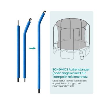 Songmics STA103Q01 Trampoline Pole Set, 2 Pieces