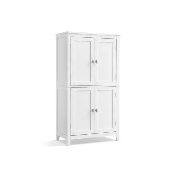Bathroom cabinet 30x60x110cm., white