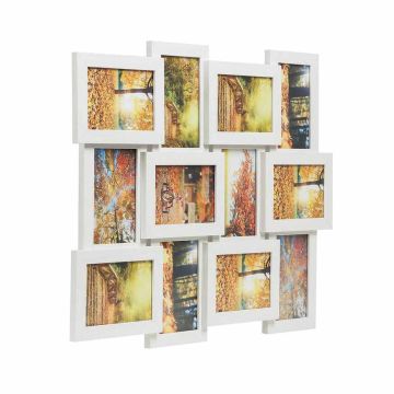 Photo frame collage 12 photos, white RPF112W