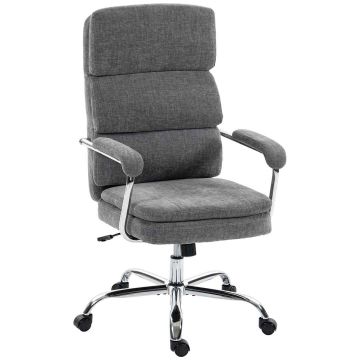 Office chair Aosom 921-954V00GY, 65 × 110–118 × 72.5 cm