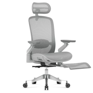 Fotel biurowy Mark Adler Leadpro 8.7, szary, 75 × 37 × 65 cm
