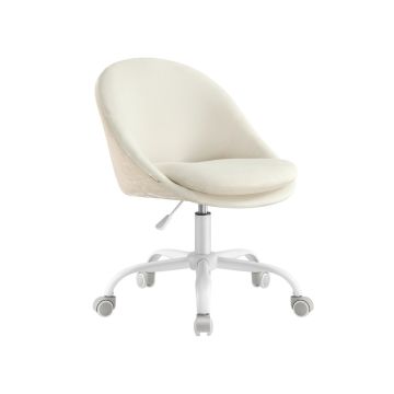 SONGMICS OBG020G01 Office Chair, Adjustable Height, 60 × 60 × 80–90 cm