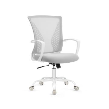 SONGMICS OBN022GD01 Office Chair, Height Adjustable, 64 × 96–104 × 64 cm