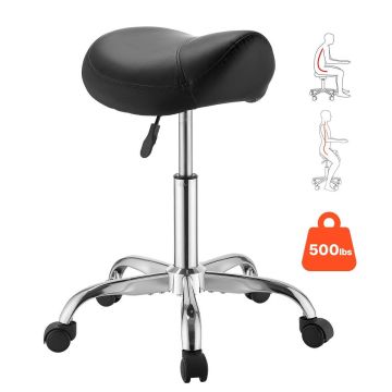 Office chair VEVOR MST003-3-P, Adjustable height, Black