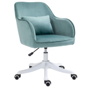 Office massage chair 57x70x86cm., green/white