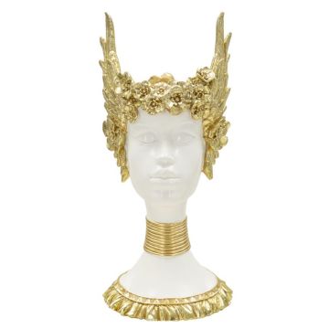 Athena bust sculpture, 17.5 × 38 × 17 cm