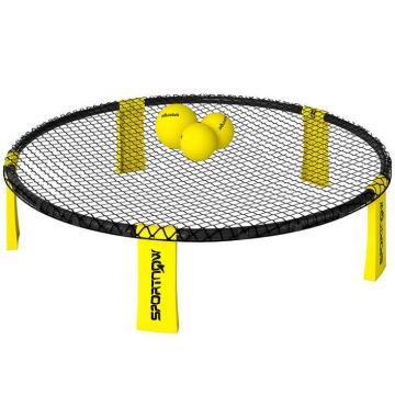 Zestaw do gry Blinngoball, 3 kule, żółto-czarne, Ø92 × 20 cm