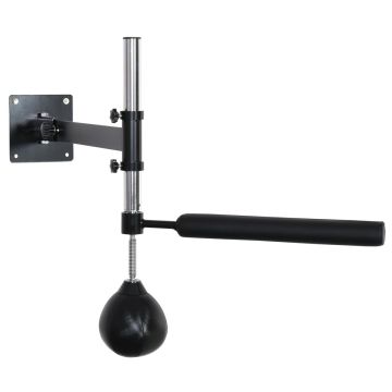 Worek bokserski Homcom 79x72x20cm., kolor czarno-srebrny