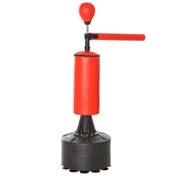 Worek bokserski Homcom 88x48x205cm, czerwono-czarny