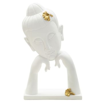 Buddha head decoration Mauro Ferretti Buddha B, 21.5 × 36 × 13 cm