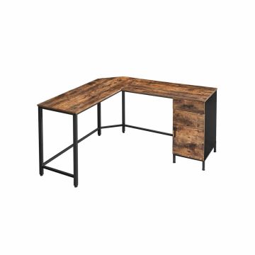 Office desk with cabinet LWD74X