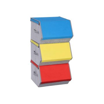 Set of colorful storage boxes, 3 pieces RCLB03G